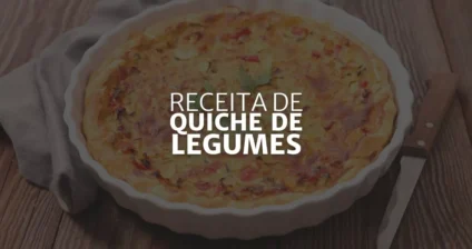 Receita de Quiche de Legumes (Arte: Rosana Klafke/Agora RS)