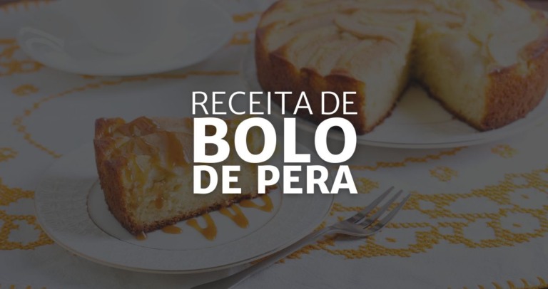 Receita de Bolo de Pera