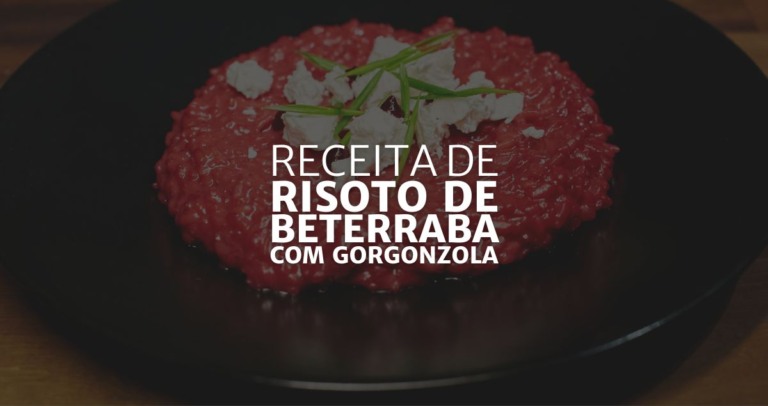 Receita de Risoto de Beterraba com Gorgonzola