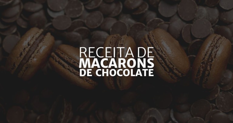Receita de Macaron de Chocolate