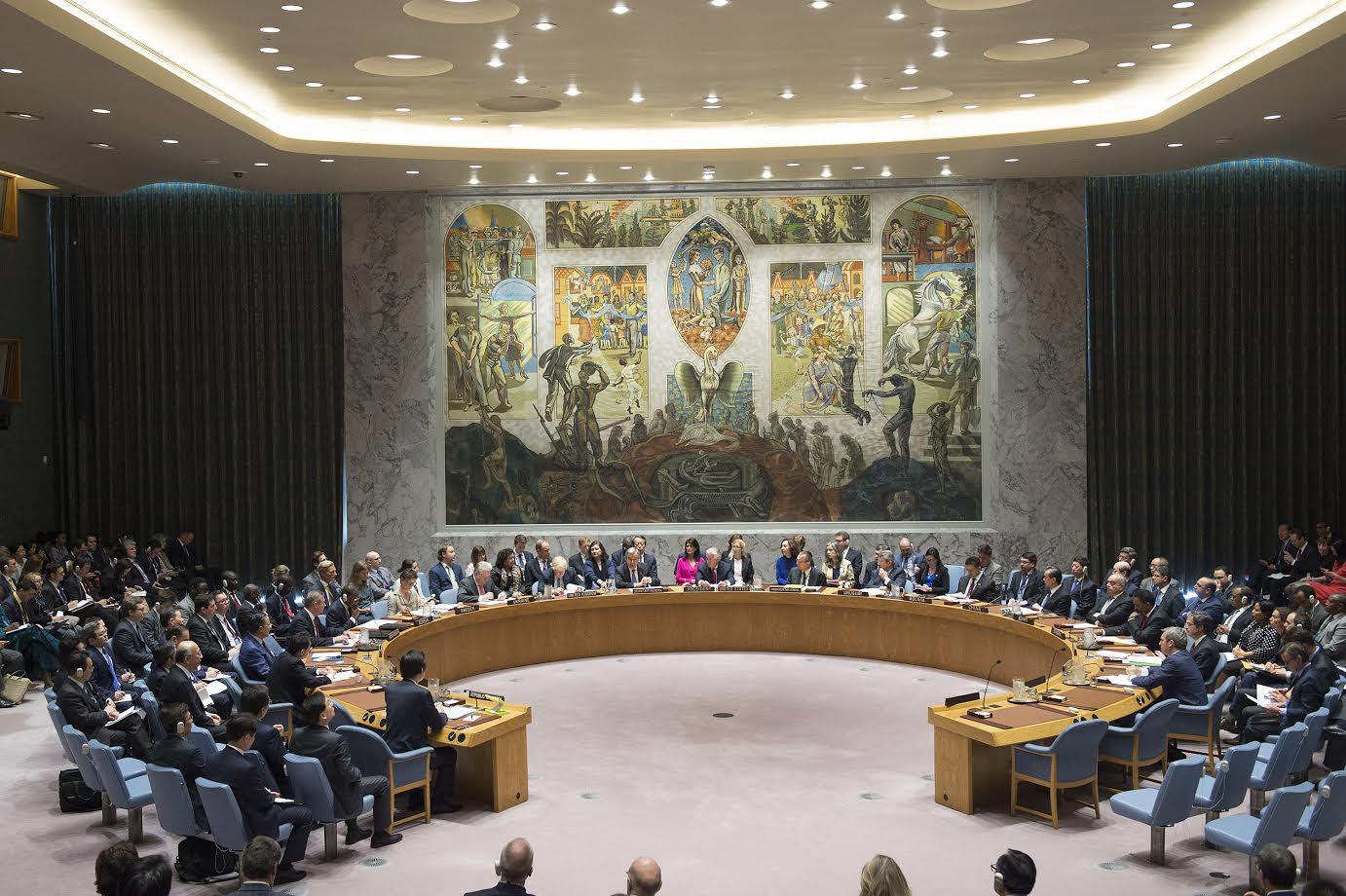 <a href="https://commons.wikimedia.org/wiki/File:United_Nations_Security_Council_-_Meeting_about_DPRK.jpg">Cancillería Argentina</a>, <a href="https://creativecommons.org/licenses/by/2.0">CC BY 2.0</a>, via Wikimedia Commons