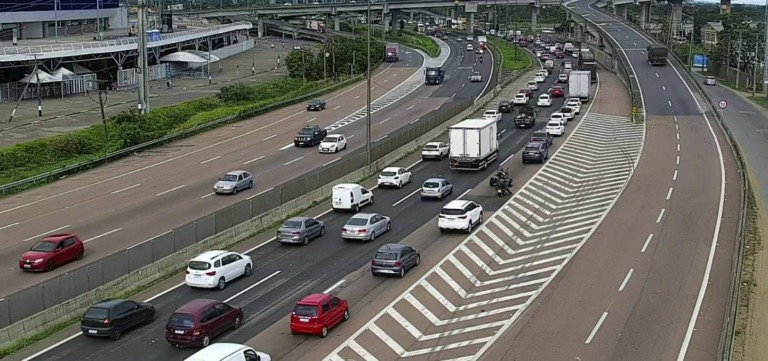 Trecho da Freeway afetada pela pesquisa de mobilidade da EPTC - Foto: CCRViaSul/Divulgação