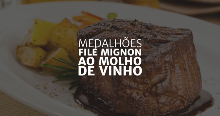 Medalhões de Filé Mignon ao Molho de Vinho Tinto (Arte: Rosana Klafke/Agora RS)