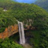 Vista da Cascata no Parque do Caracol, em Canela na Serra Gaúcha (Banco de Imagens)