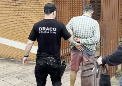 Polícia concluiu prisões na tarde de sábado (27) - Imagem: Draco-Passo Fundo/Reprodução