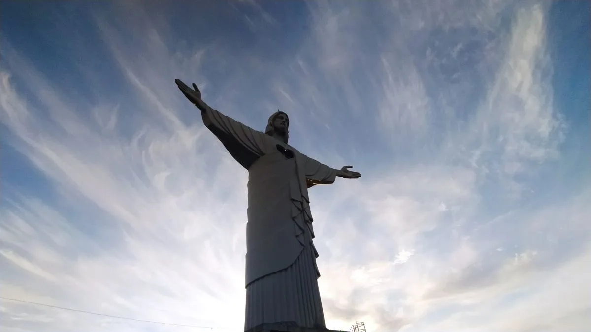 Cristo Protetor de Encantado (Foto: Rosana Klafke/Sem Roteiro)