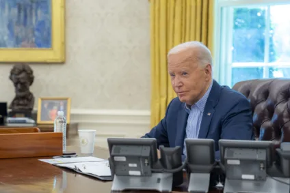 Presidente dos Estados Unidos, Joe Biden. Crédito: Official White House Photo by Adam Schultz