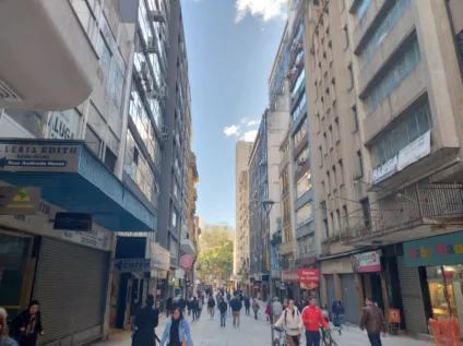 Rua da Praia, no Centro de Porto Alegre - Foto: Victor de Freitas/Agora RS