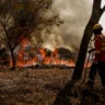 Incêndio em Brasília (DF). Crédito: Marcelo Camargo/Agência Brasil