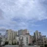 Nuvens no céu de Porto Alegre na tarde desta quarta-feira (2). Crédito: Agora RS