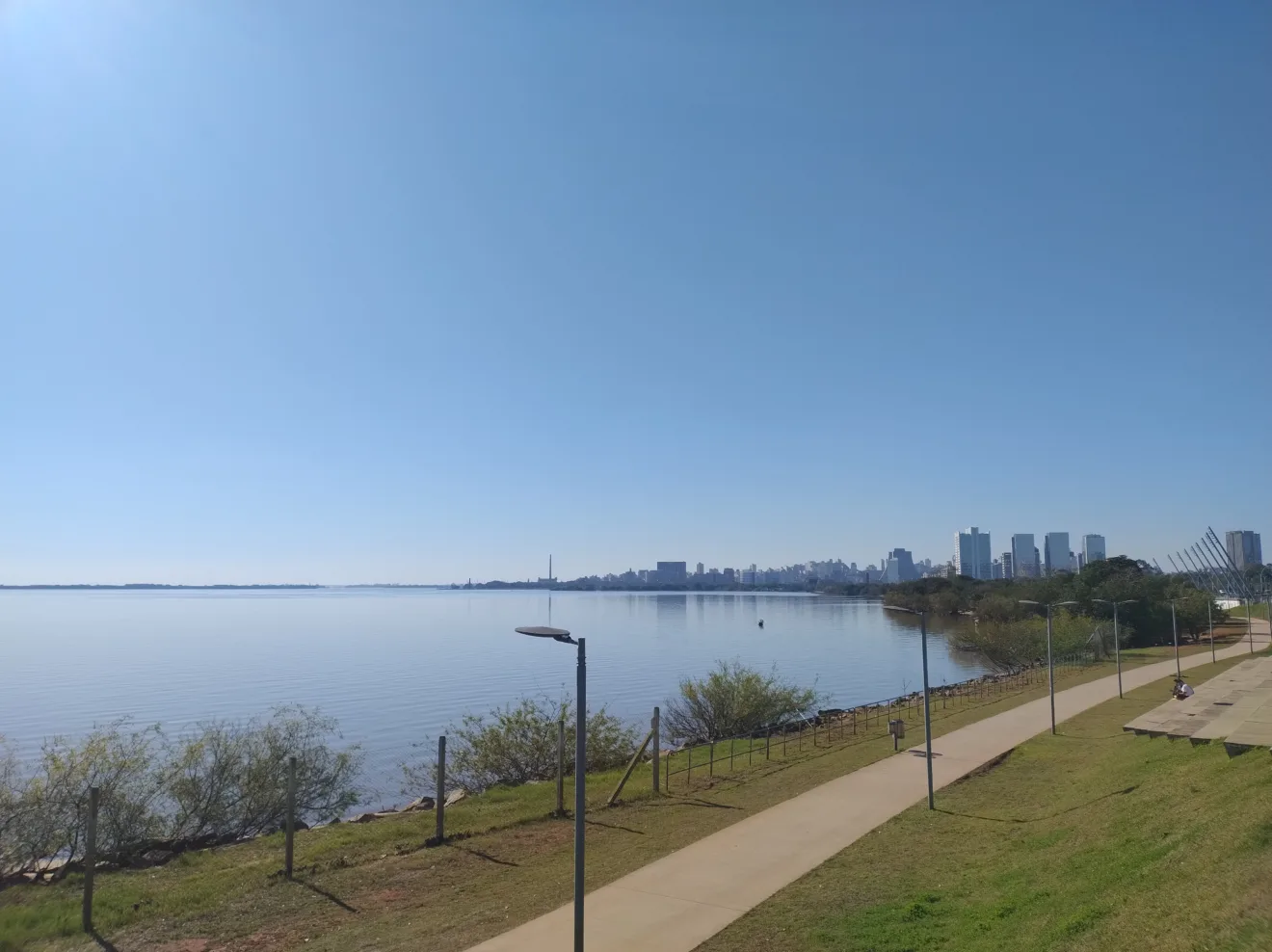 Orla do Guaíba, em Porto Alegre - Foto: Victor de Freitas