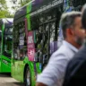 Ônibus elétricos em Porto Alegre.