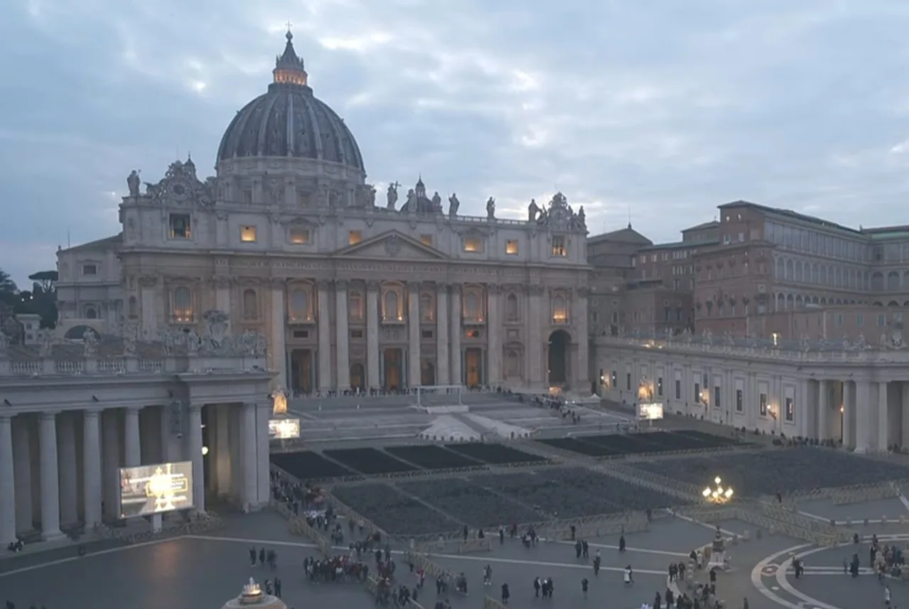 Praça de São Pedro, na cidade do Vaticano. Crédito: Vatican Media/ Vatican News