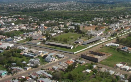 Imagem aérea de Quaraí. Prefeitura de Quaraí / Divulgação