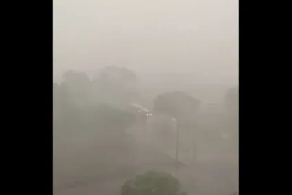 Temporal em Lajeado, no Vale do Taquari