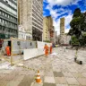 Porto Alegre, RS, Brasil 13/03/2025: Início nesta semana às obras de recuperação da Praça XV e do Largo Glênio Peres. Foto: Fernando Ramires/SMAMUS/PMPA