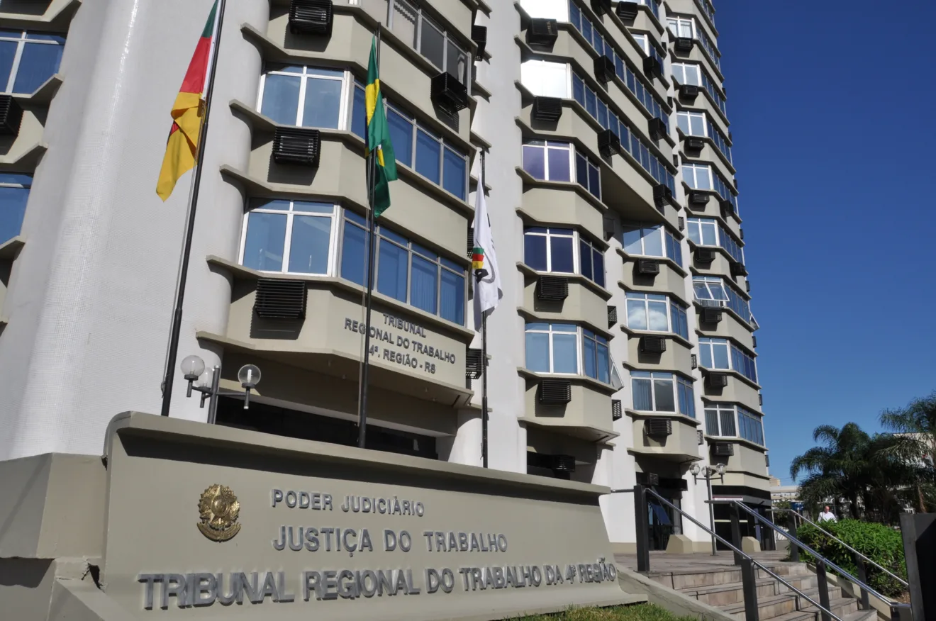 Fachada do TRT-RS. Crédito: Divulgação