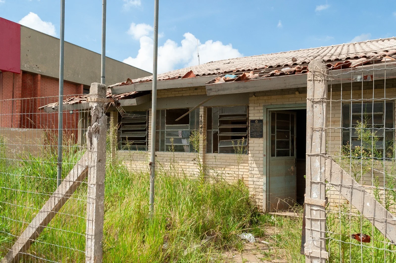 Prédio da 1ª Companhia do 15º BPM será demolido para construção de nova sede. Crédito: Vincius Thormannn / Prefeitura de Canoas