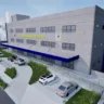 Projeção da nova sede do 1º BPM, em Porto Alegre
