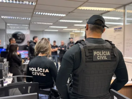 A ação ocorreu nas cidades de Porto Alegre, Alvorada e Viamão.
Crédito: Polícia Civil do RS / Divulgação