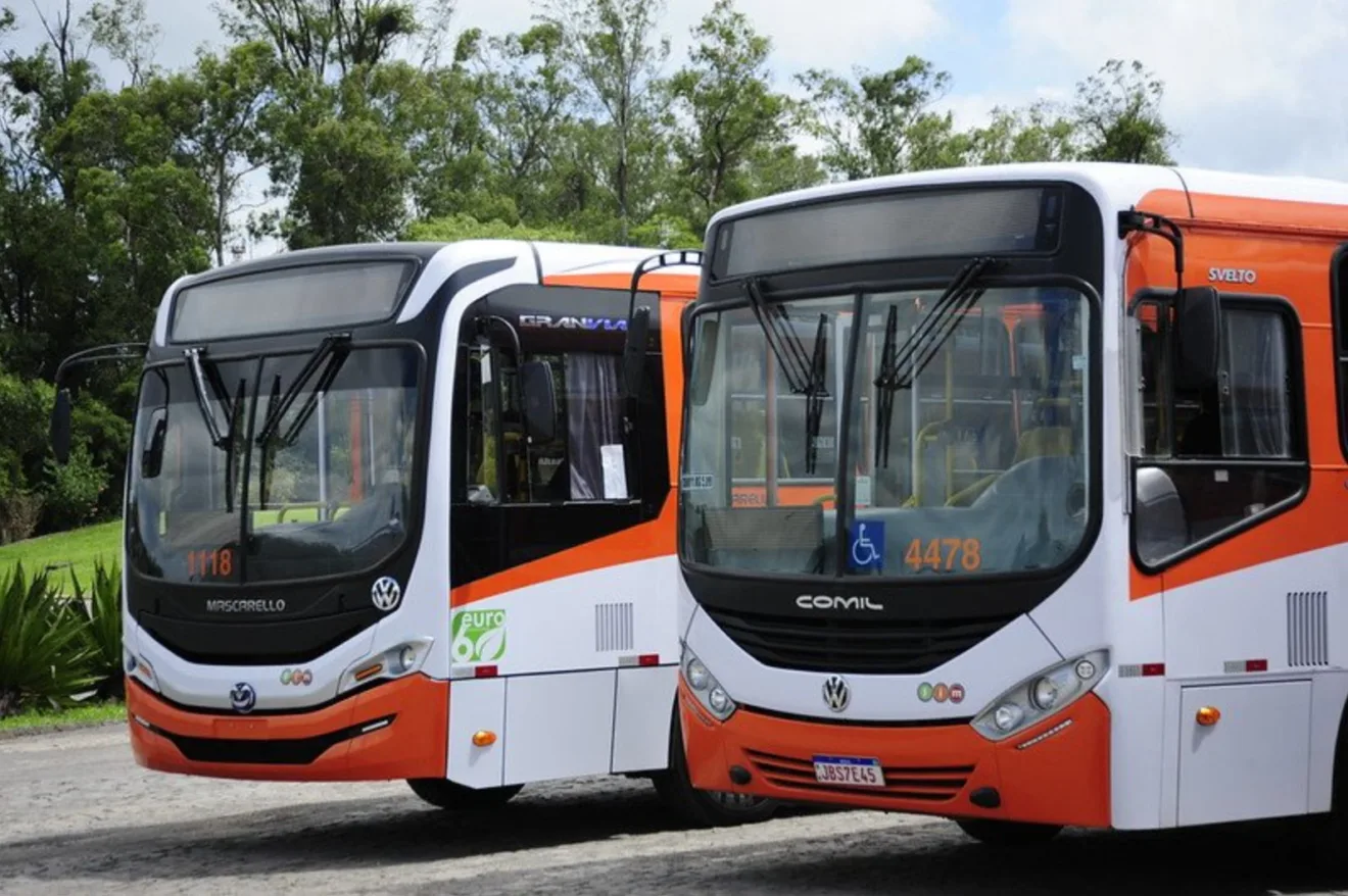 Ônibus do transporte público de Santa Maria