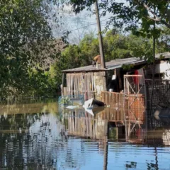 Enchente em Alegrete, na Fronteira Oeste. Crédito: Prefeitura de Alegrete / Divulgação
