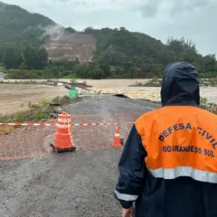 No total, 68 municípios registraram danos e há a confirmação de dois óbitos e um desaparecimento. Foto: Divulgação /  Defesa Civil