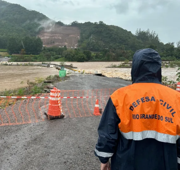 No total, 68 municípios registraram danos e há a confirmação de dois óbitos e um desaparecimento. Foto: Divulgação /  Defesa Civil