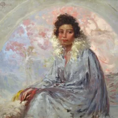 Oscar Boeira - Retrato de Senhora, 1921 - Foto: Cylene Dallegrave