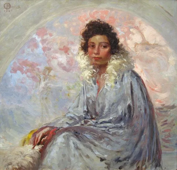 Oscar Boeira - Retrato de Senhora, 1921 - Foto: Cylene Dallegrave