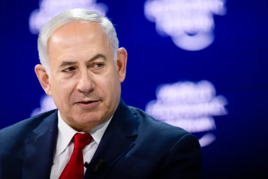 Benjamin Netanyahu, primeiro ministro de Israel. Crédito: World Economic Forum / Manuel Lopez (arquivo)