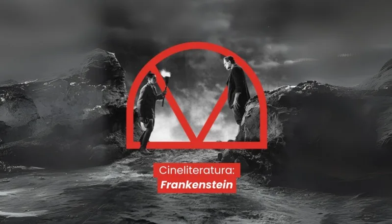 Card com cena de "Frankstein" - Imagem: CCMQ/Divulgação
