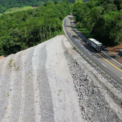 Estrutura será implantada no km 88 da ERS-129. Crédito: Wesley Santos / EGR