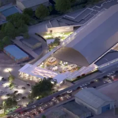 Nova arena multiuso com capacidade para até 20 mil pessoas. Crédito: Fly51/Divulgação