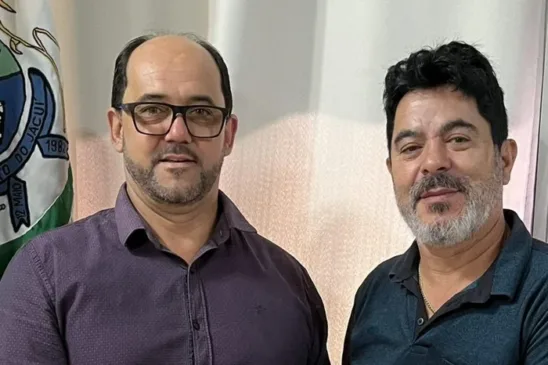 Ronaldo Moraes (esquerda) e Gelso Brito - Foto: Prefeitura de Salto do Jacuí / Divulgação