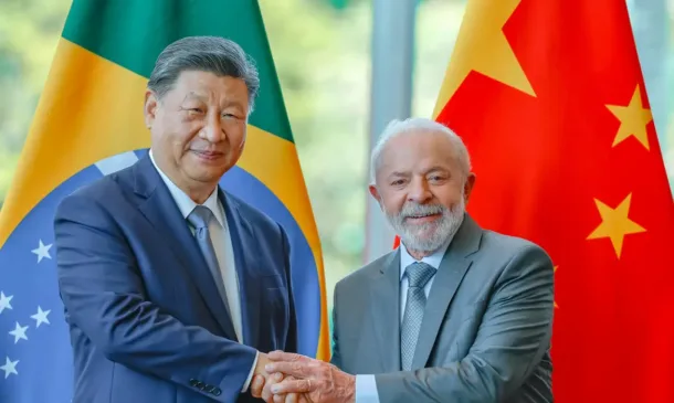Presidente da China, Xi Jiping, e Lula, em visita recente do mandatário do Gigante Asiático ao Brasil - Foto: Ricardo Stuckert / Presidência da República