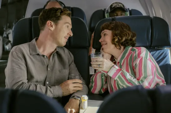 Benedict Cumberbatch e Olivia Colman em "Os Roses". Crédito: Jaap Buitendijk / Searchlight Pictures