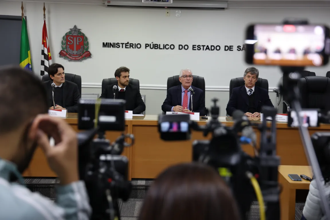 Coletiva de imprensa detalhou Operação Ícaro. Crédito: MP-SP