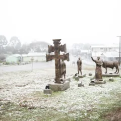 São José dos Ausentes registra segunda neve de 2025. Crédito: Prefeitura de São José dos Ausentes 