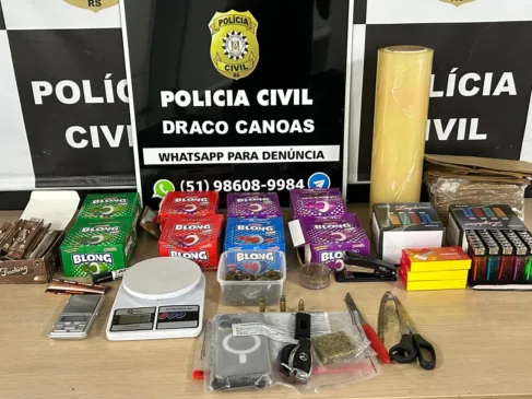 Apreensões realizadas na Operação Miragem. Crédito: Polícia Civil / Divulgação