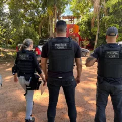 Em operação, no fim de 2024, foram apreendidos materiais que subsidiaram o trabalho investigativo. Crédito: Polícia Civil / Divulgação