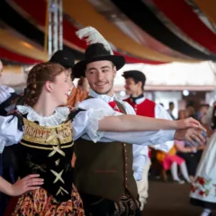 Apresentações culturais marcaram o domingo de festa - Foto: Cleiton Miguel