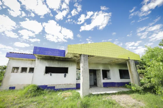 Obras inacabadas EMEI Moradas da Hípica. Fotos: Cesar Lopes/ PMPA