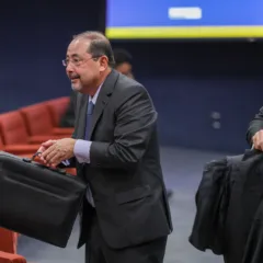 Brasília (DF), 03/09/2025. O Advogado do ex-presidente Jair Bolsonaro, Celso Vilardi, durante segundo dia de sessão do STF do julgamento dos primeiros oito réus da trama golpista Crédito: Fabio Rodrigues-Pozzebom/ Agência Brasil