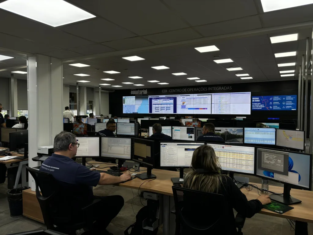 Centro de Operações da CEEE Equatorial. Crédito: Divulgação Centro de Operações da CEEE Equatorial. Crédito: Divulgação