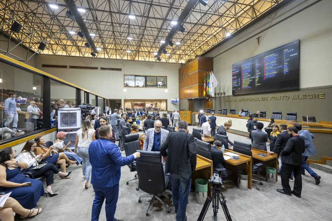Orçamento para o próximo ano foi aprovado na sessão desta quarta-feira.
Foto: Elson Sempé Pedroso/CMPA