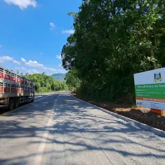 Primeira rampa de escape do RS ficará localizada no km 88 da ERS-129.
Crédito: Rafael Bento / Ascom EGR