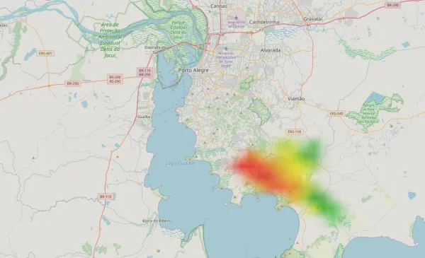 Crédito: reprodução / DECEA / Redemet